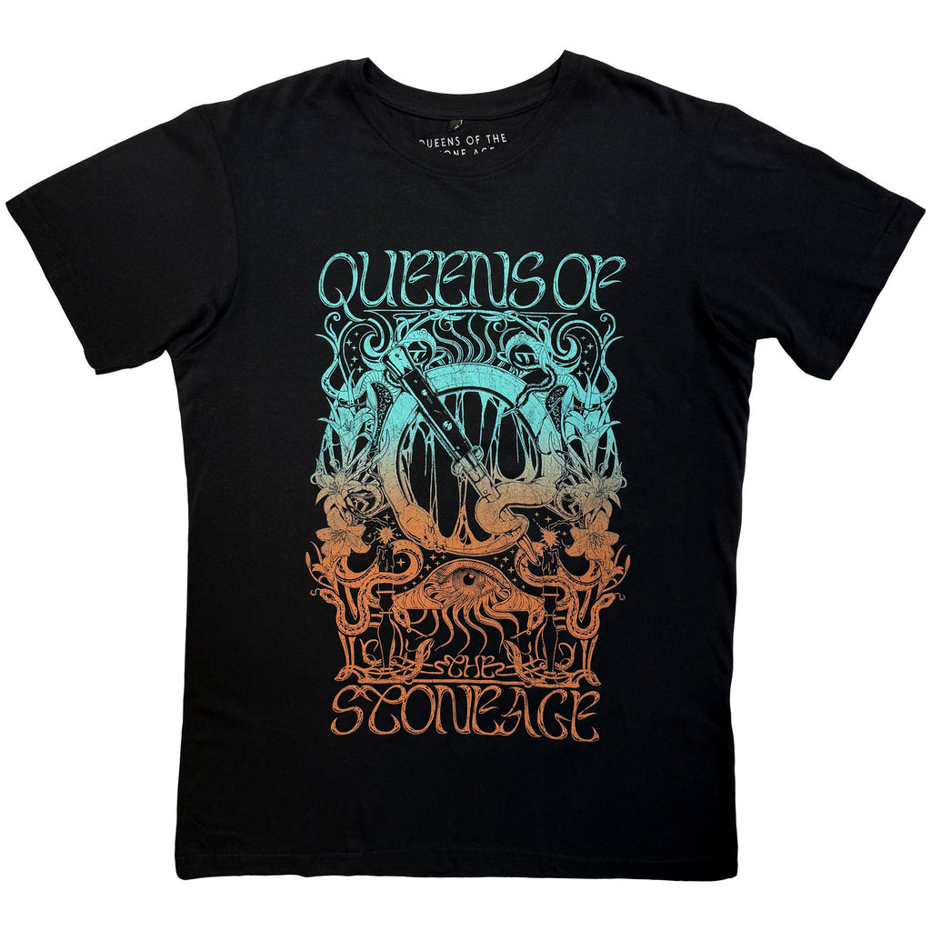 Queens Of The Stone Age Montage Vintage T-shirt | Queens Of The