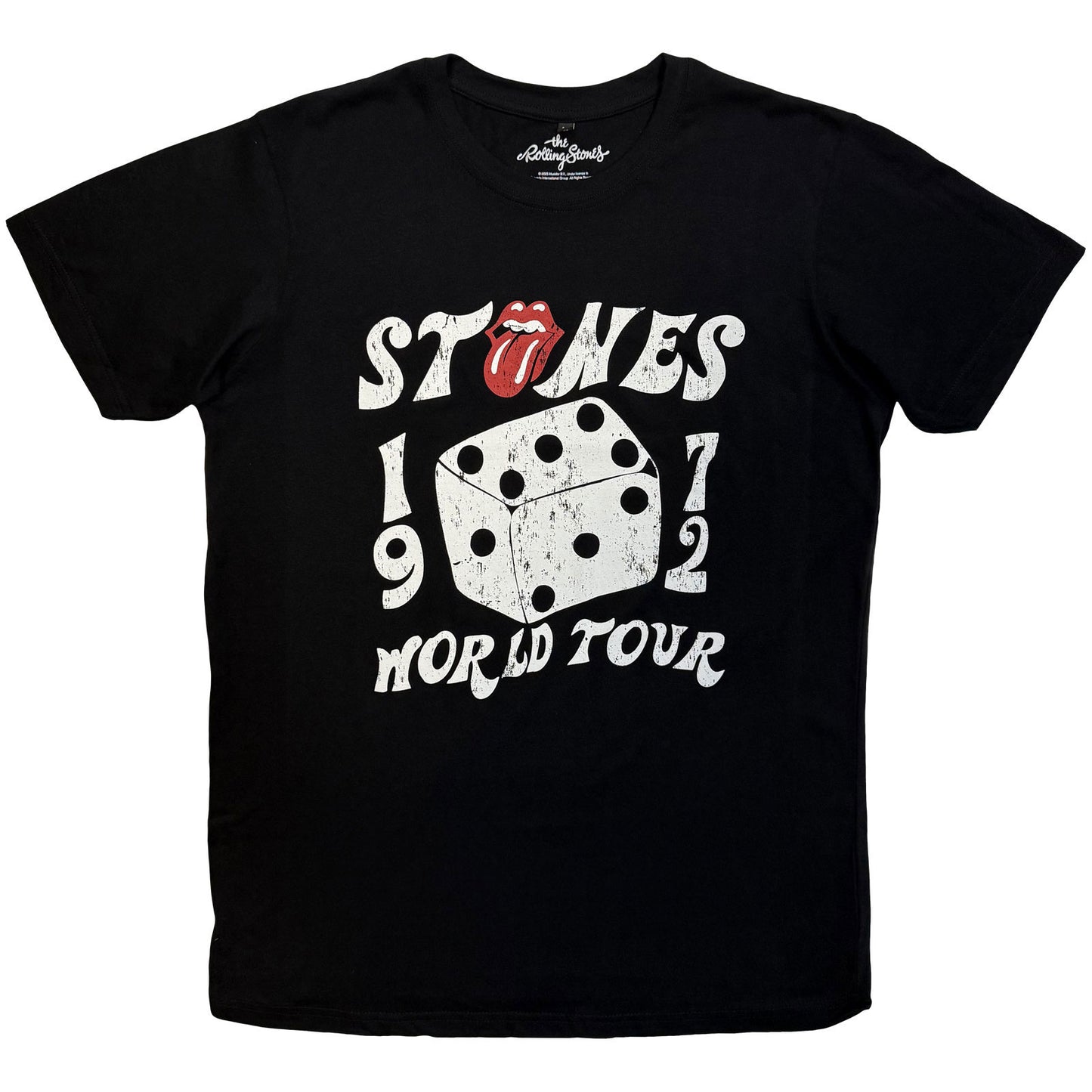 Rolling Stones Dice Tour '72 Vintage T-shirt Front
