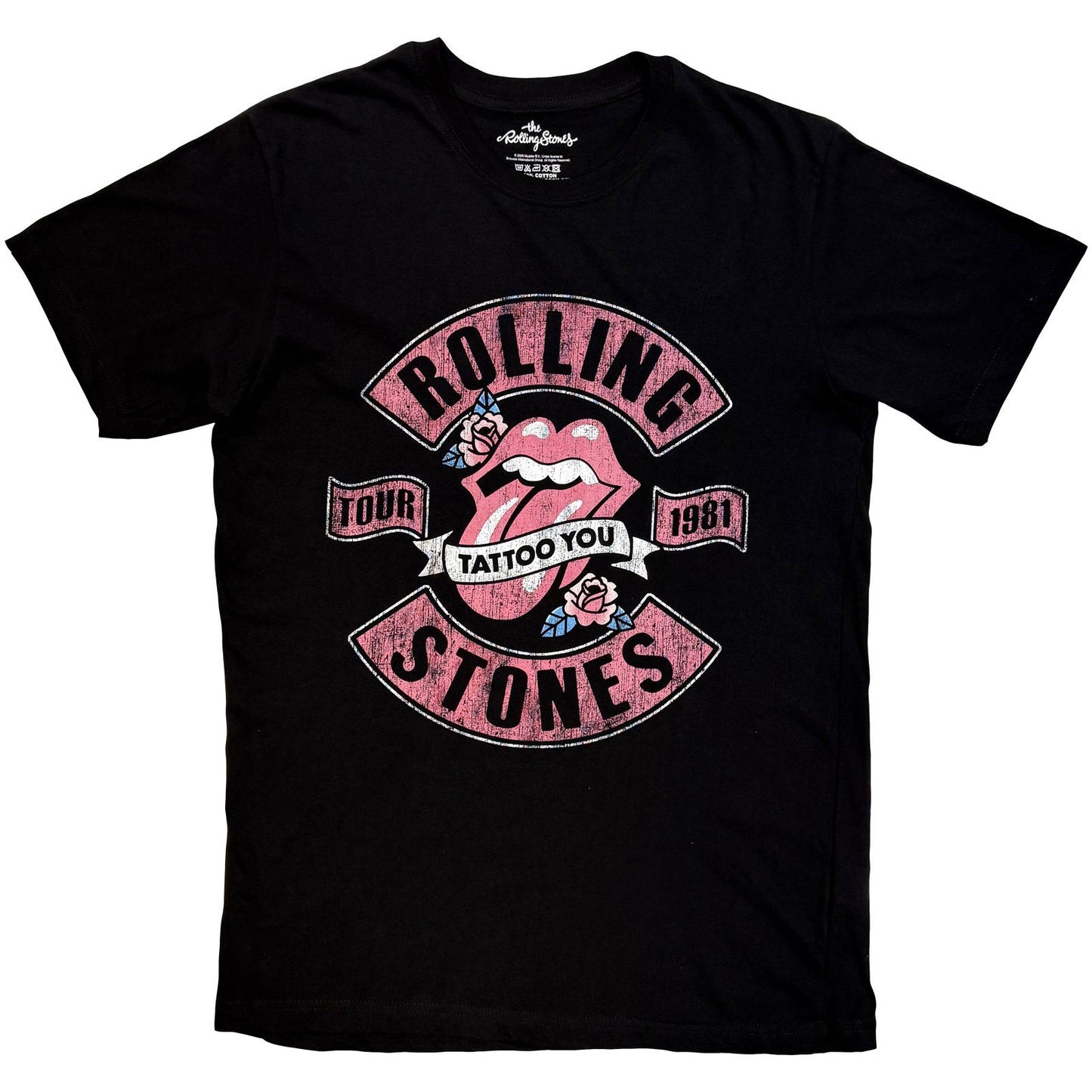 Rolling Stones Tour 1981 Tattoo You T-shirt Front