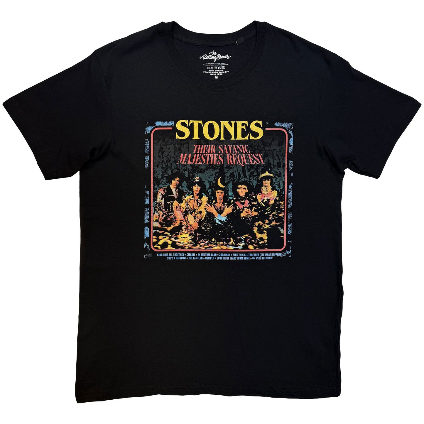 Rolling Stones Satanic Majesties T-shirt Front