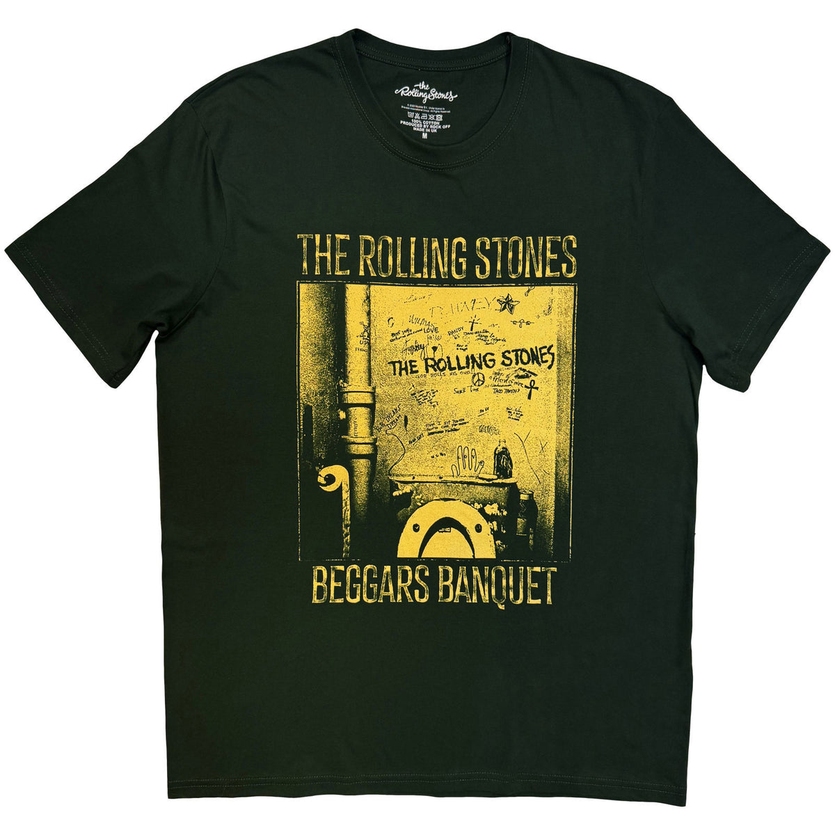 Rolling Stones Beggars Banquet Toilet T-shirt Front