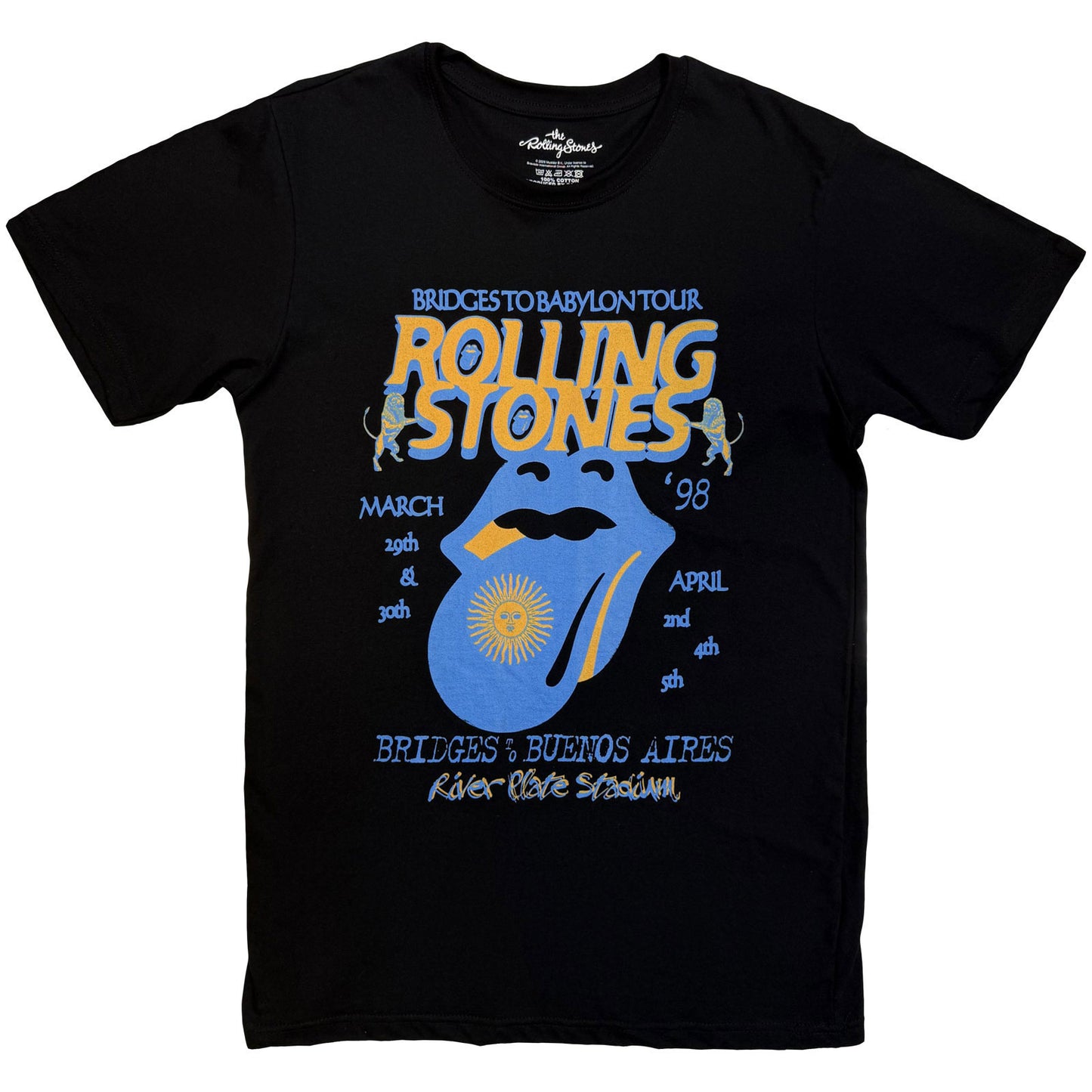 Rolling Stones River Plate Stadium T-shirt Front
