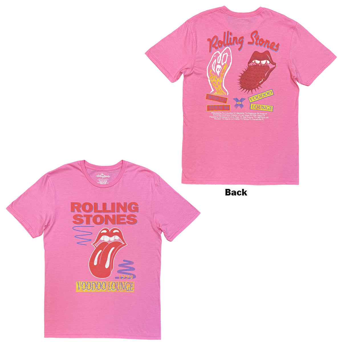 Rolling Stones Voodoo Lounge 1995 T-shirt Front
