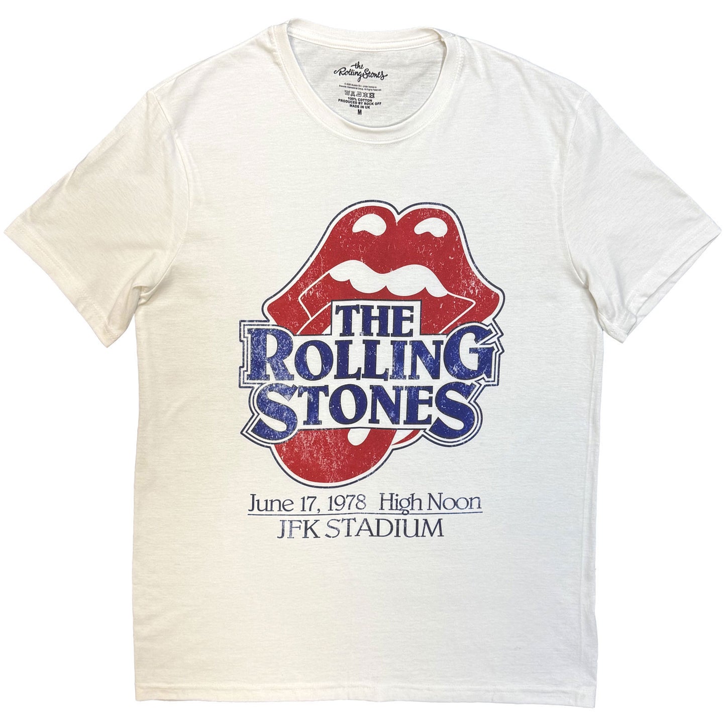 Rolling Stones High Noon Jfk Stadium T-shirt Front