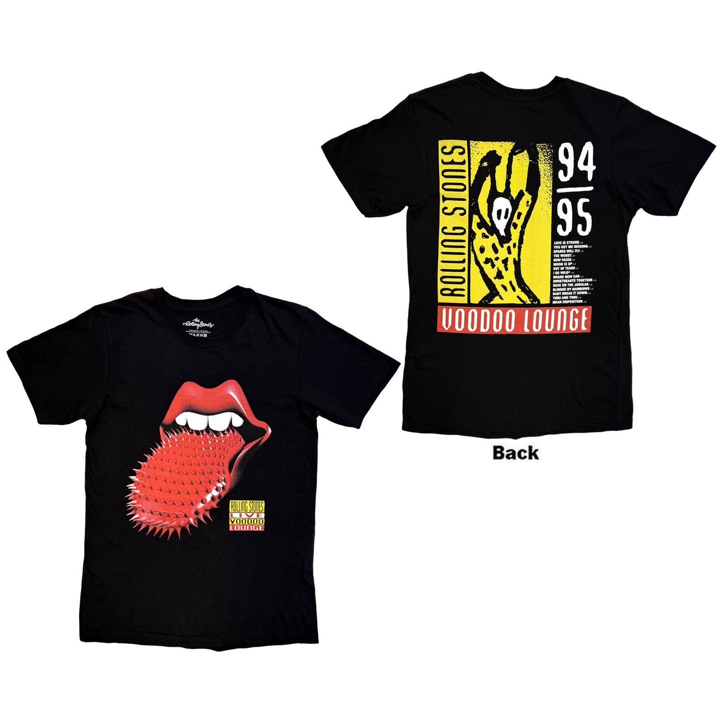 Rolling Stones Live Voodoo Lounge Tongue T-shirt Front