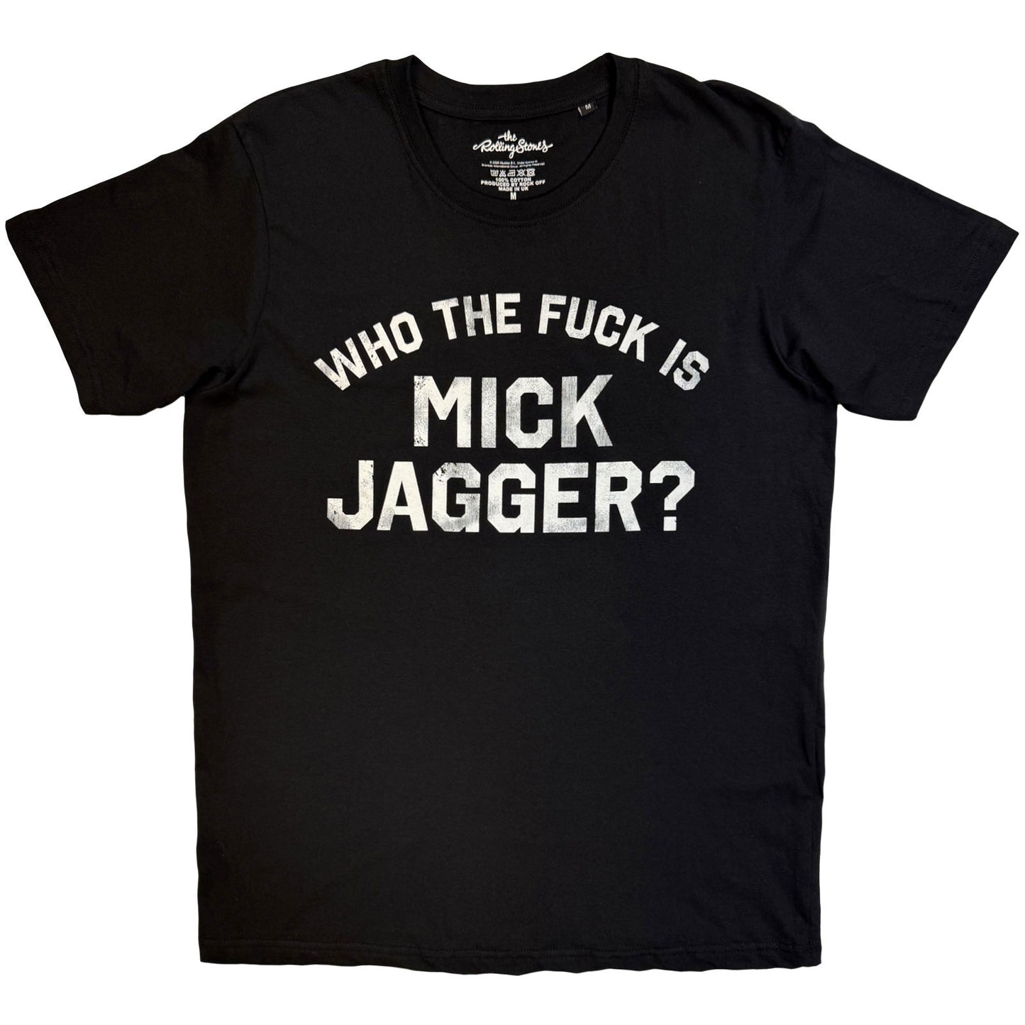 Rolling Stones Who The Fuck Is Mick Jagger T-shirt Front