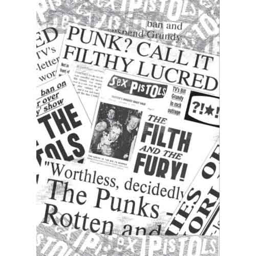 Sex Pistols Newspaper Post Card Front