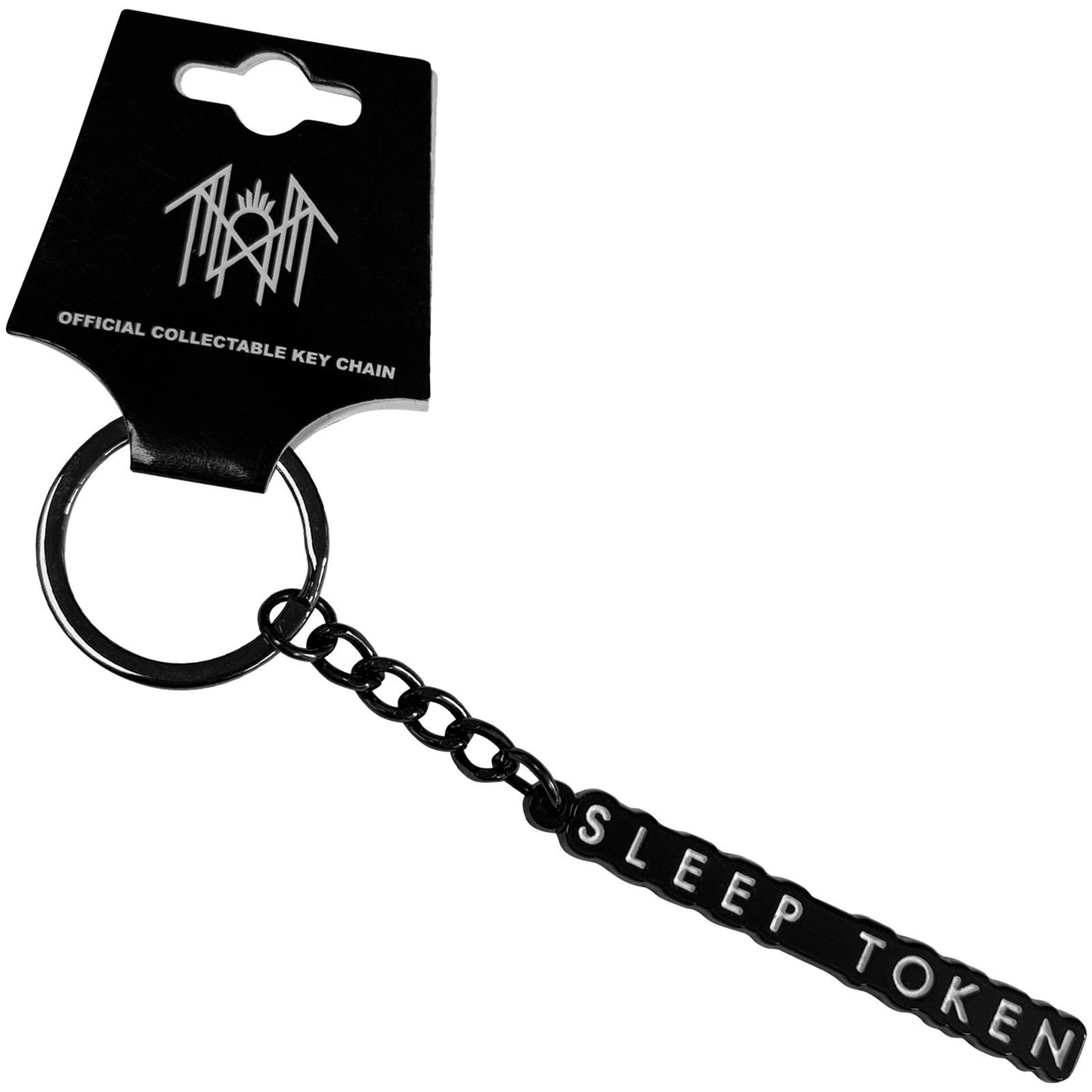 Sleep Token Text Logo Metal Key Chain Front