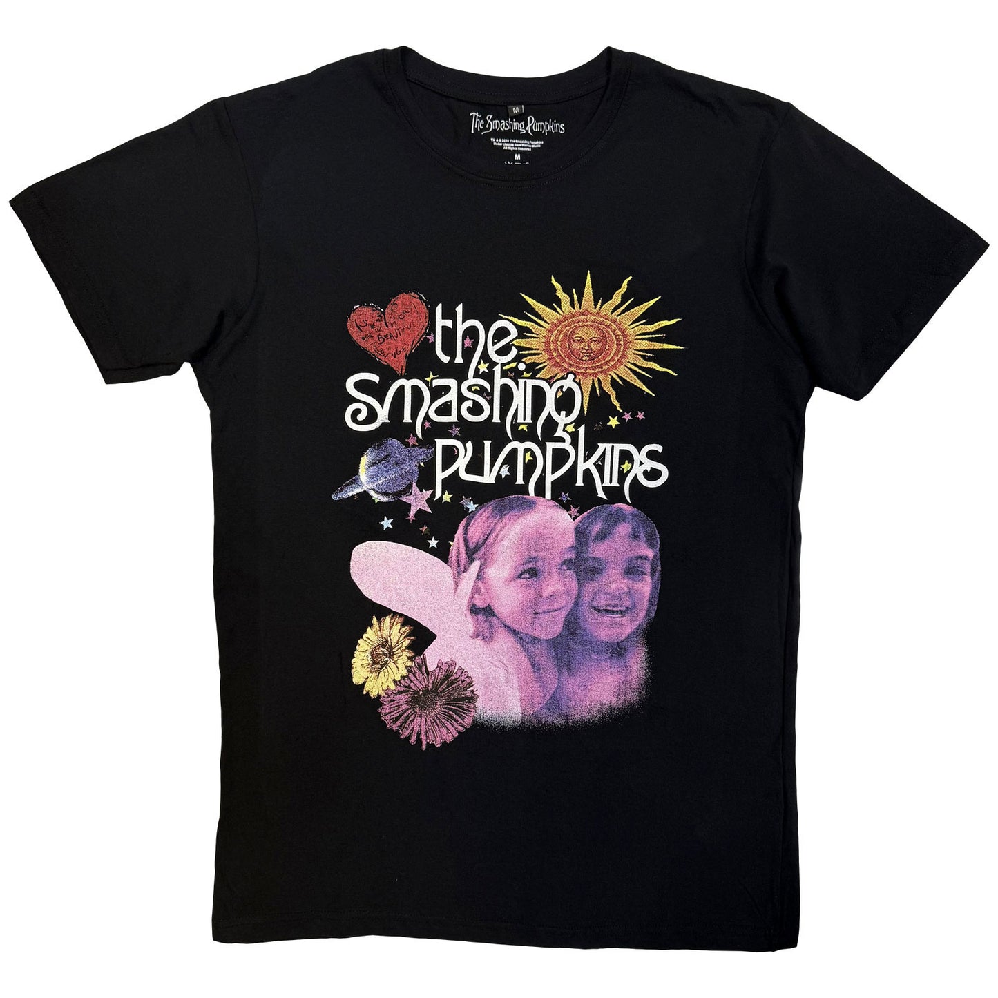 Smashing Pumpkins Celestial Collage Vintage T-shirt Front