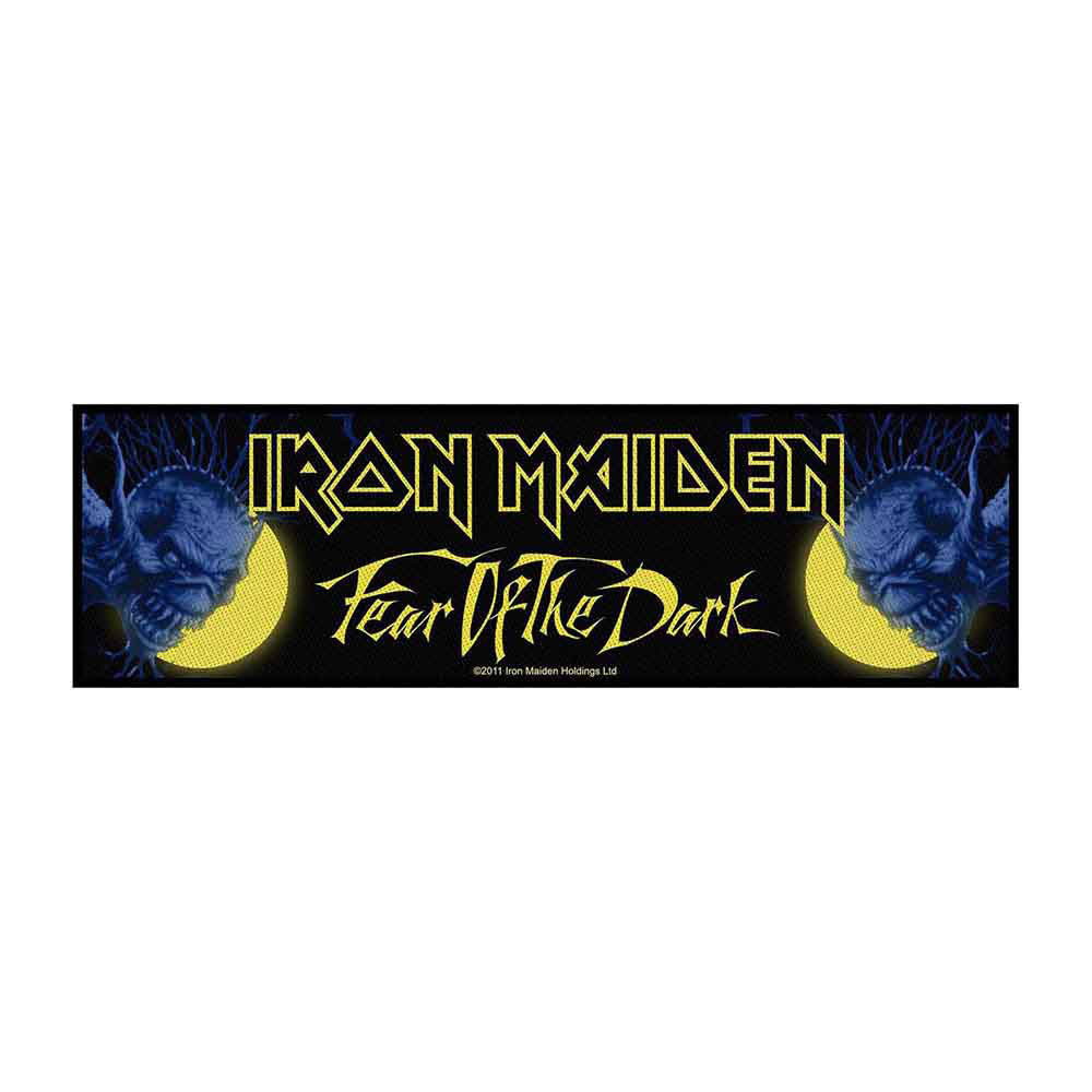 Iron Maiden Fear Of The Dark Woven Jumbo Patch Front