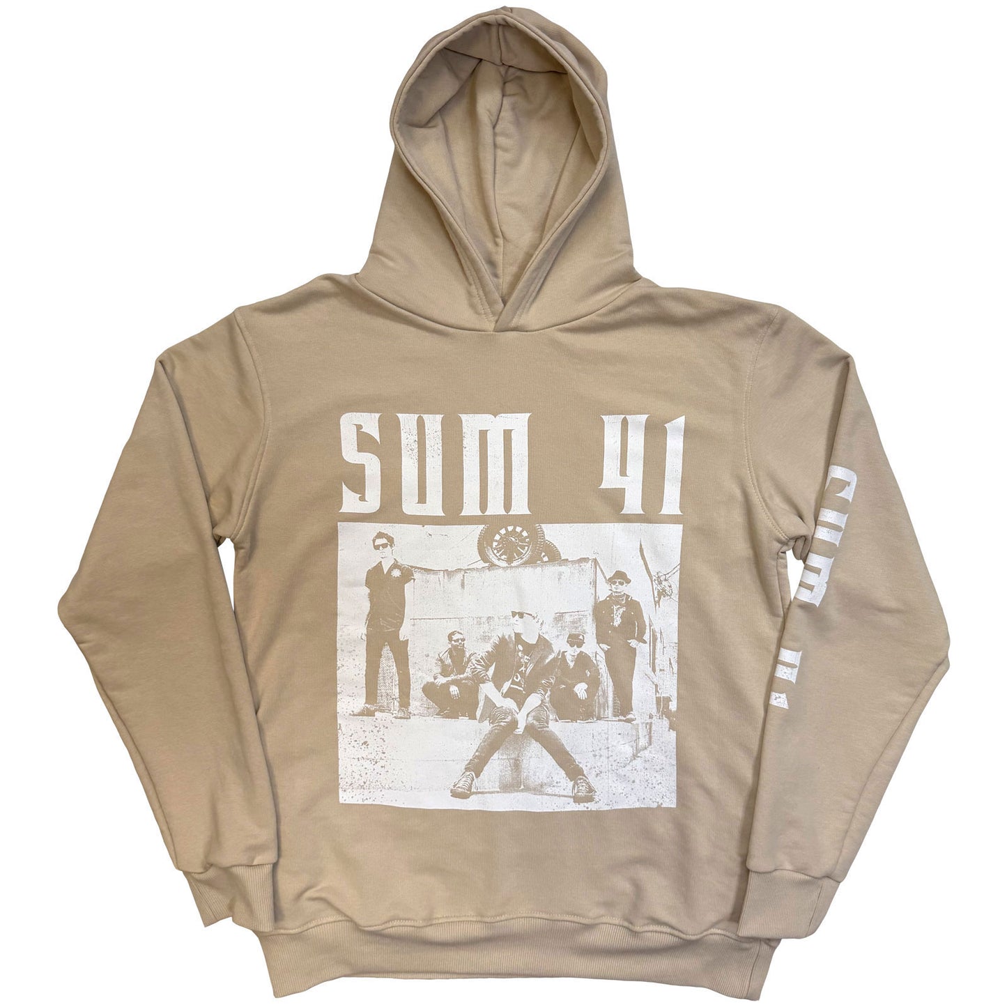Sum 41 Band Photo Hooded Sweatshirt Front