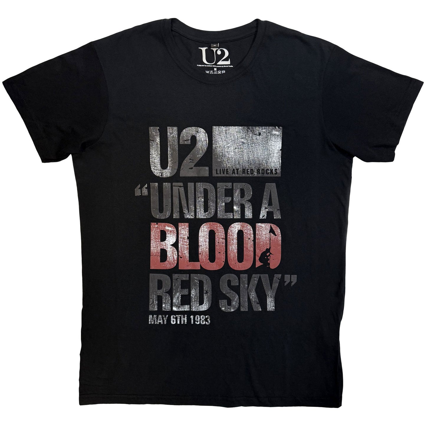 U2 Blood Red Sky Live Vintage T-shirt Front