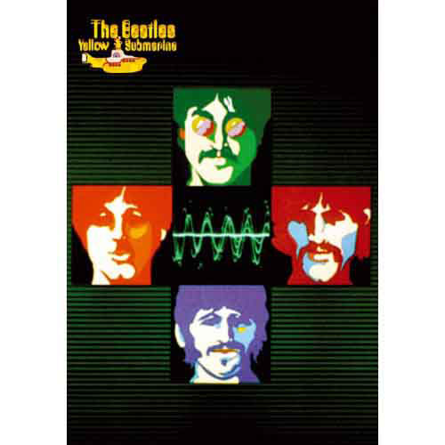 Beatles Yellow Submarine Sea Of Science 1 Post Card Front