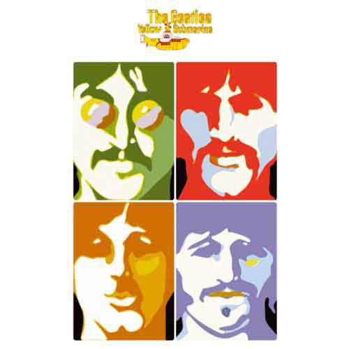 Beatles Yellow Submarine Sea Of Science 2 Post Card Front