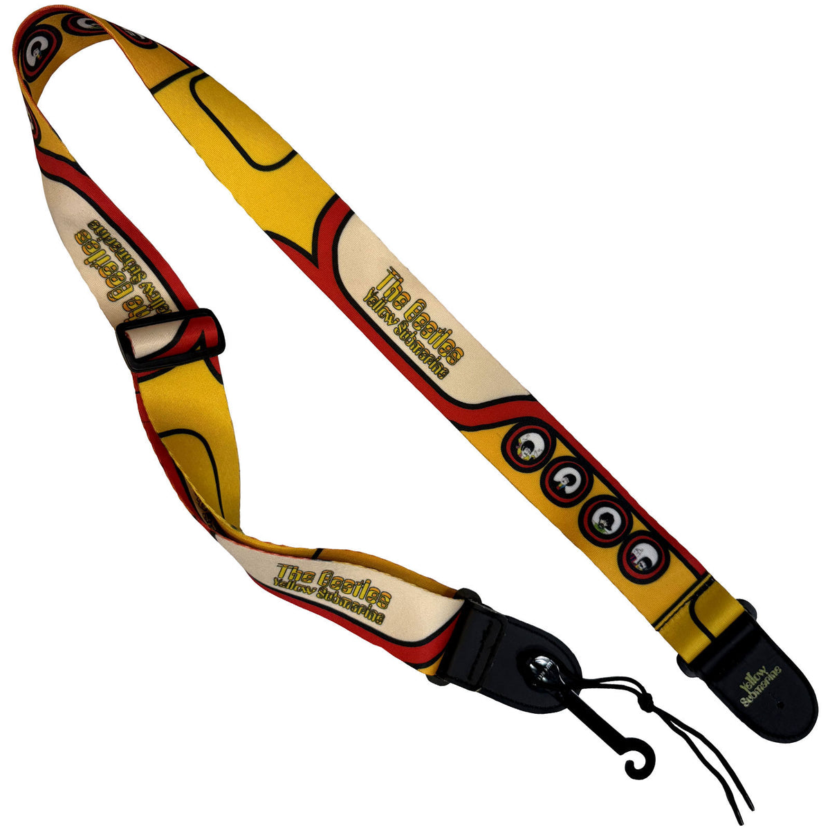 Beatles Yellow Submarine Portholes Guitar Strap Front