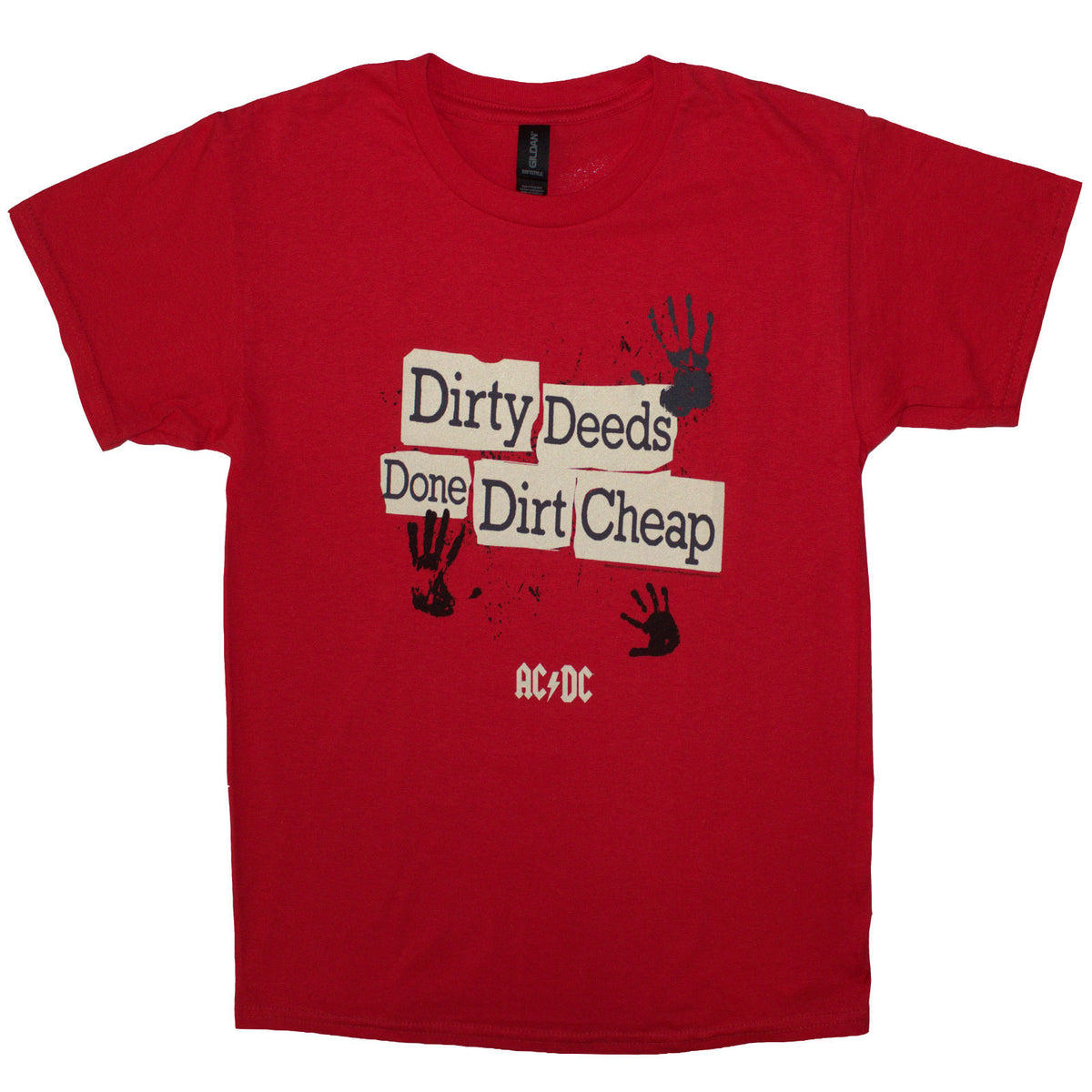 AC/DC Dirty Deeds Done Dirt Cheap T-shirt Front