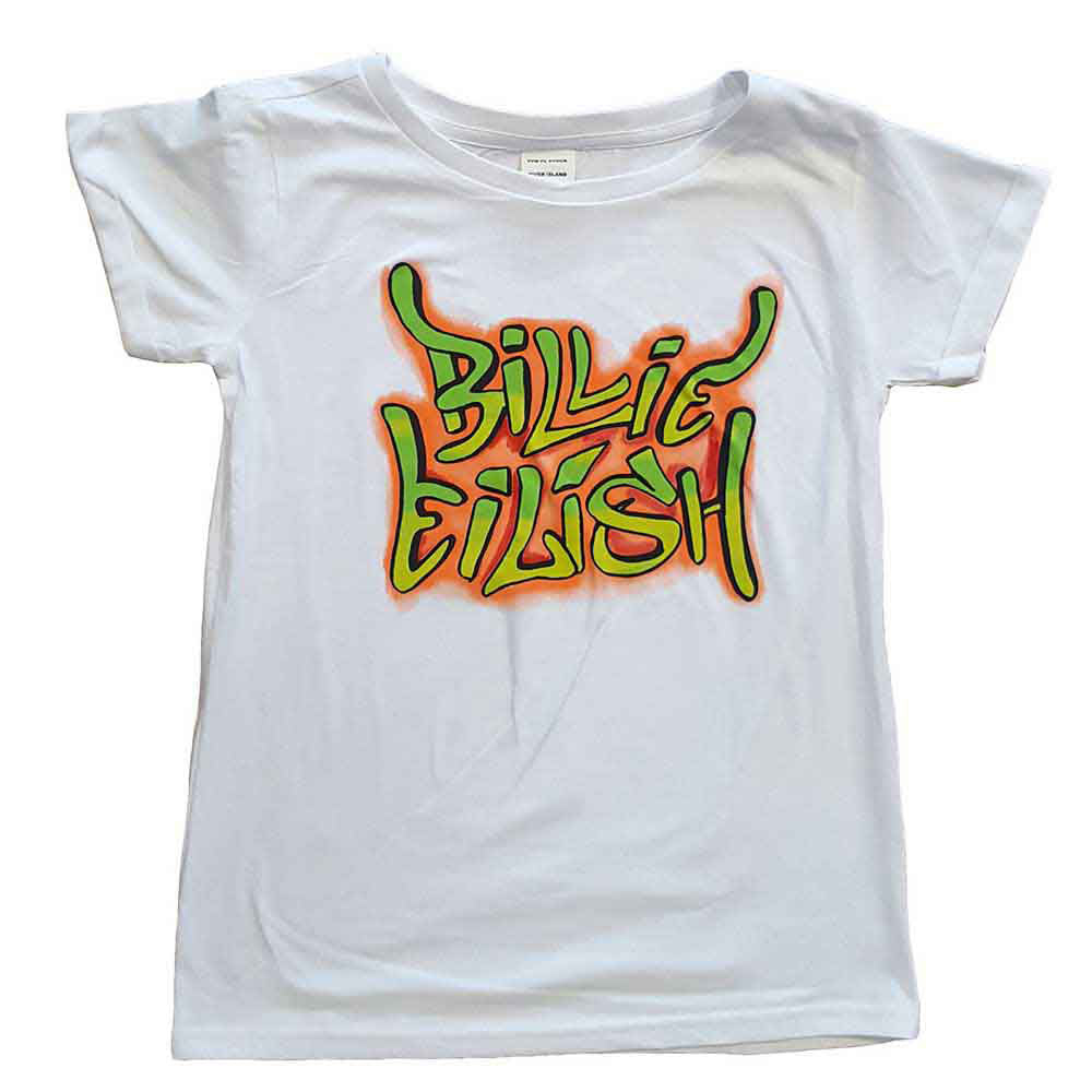 Billie Eilish Graffiti Junior Top Front