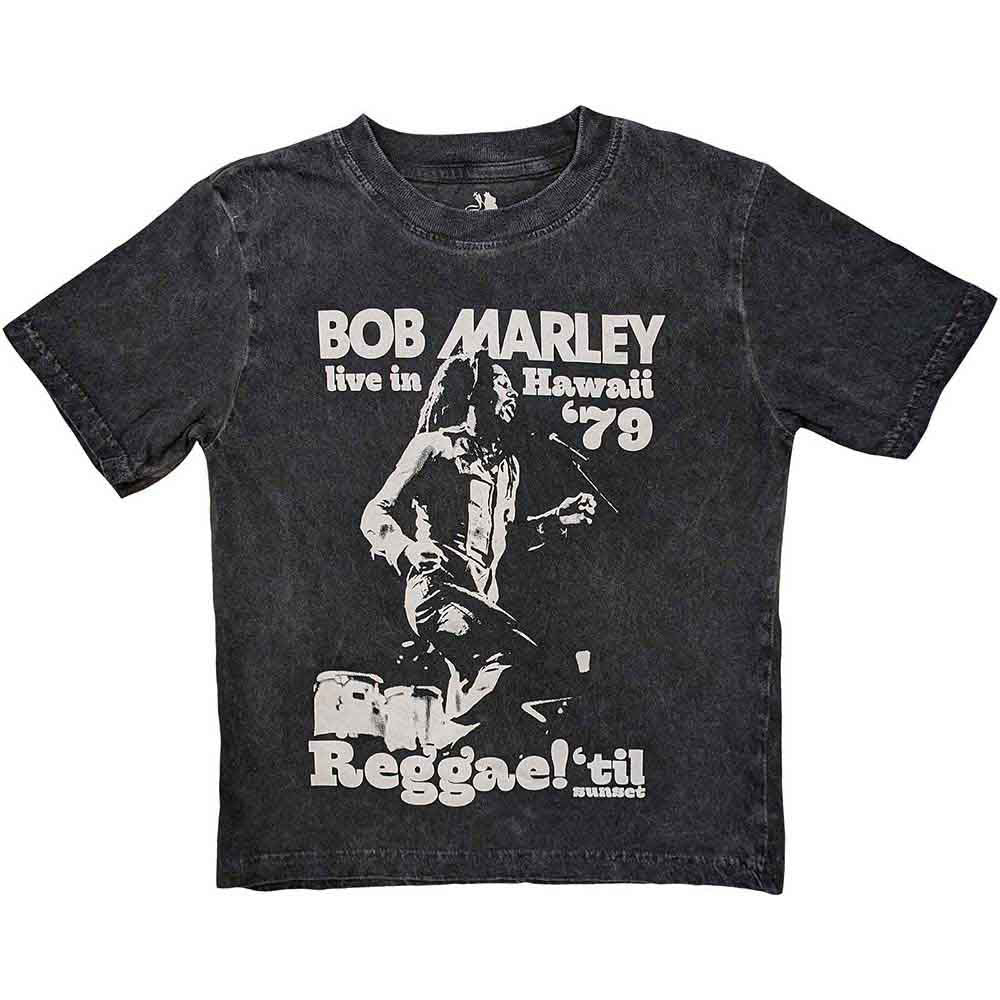 Bob Marley Hawaii Snow Wash Stone Wash T-shirt Front