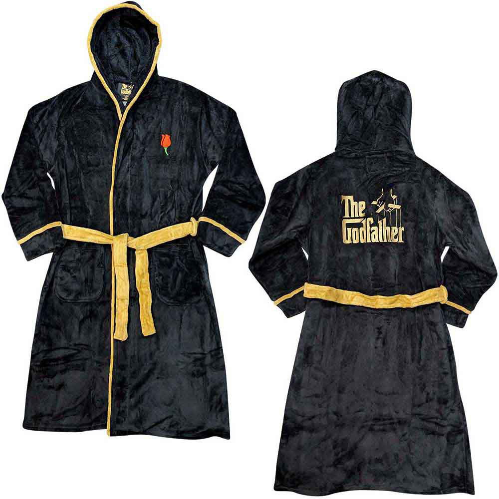 Godfather Rose & Logo Bath Robe Front