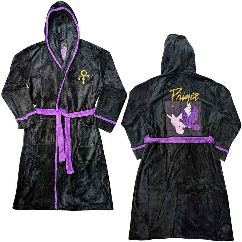 Prince Doves Bath Robe Front