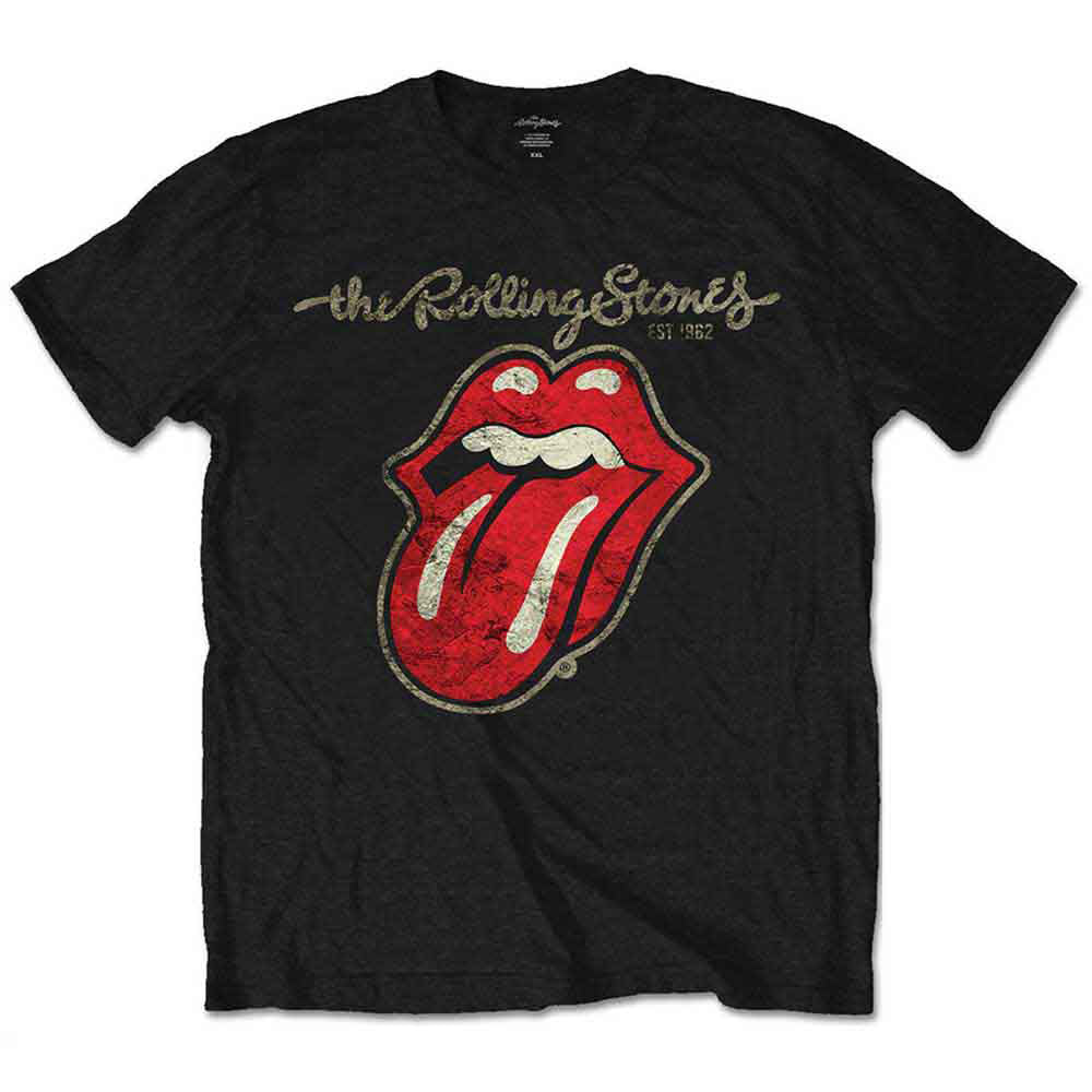 Rolling Stones Plastered Tongue T-shirt Front