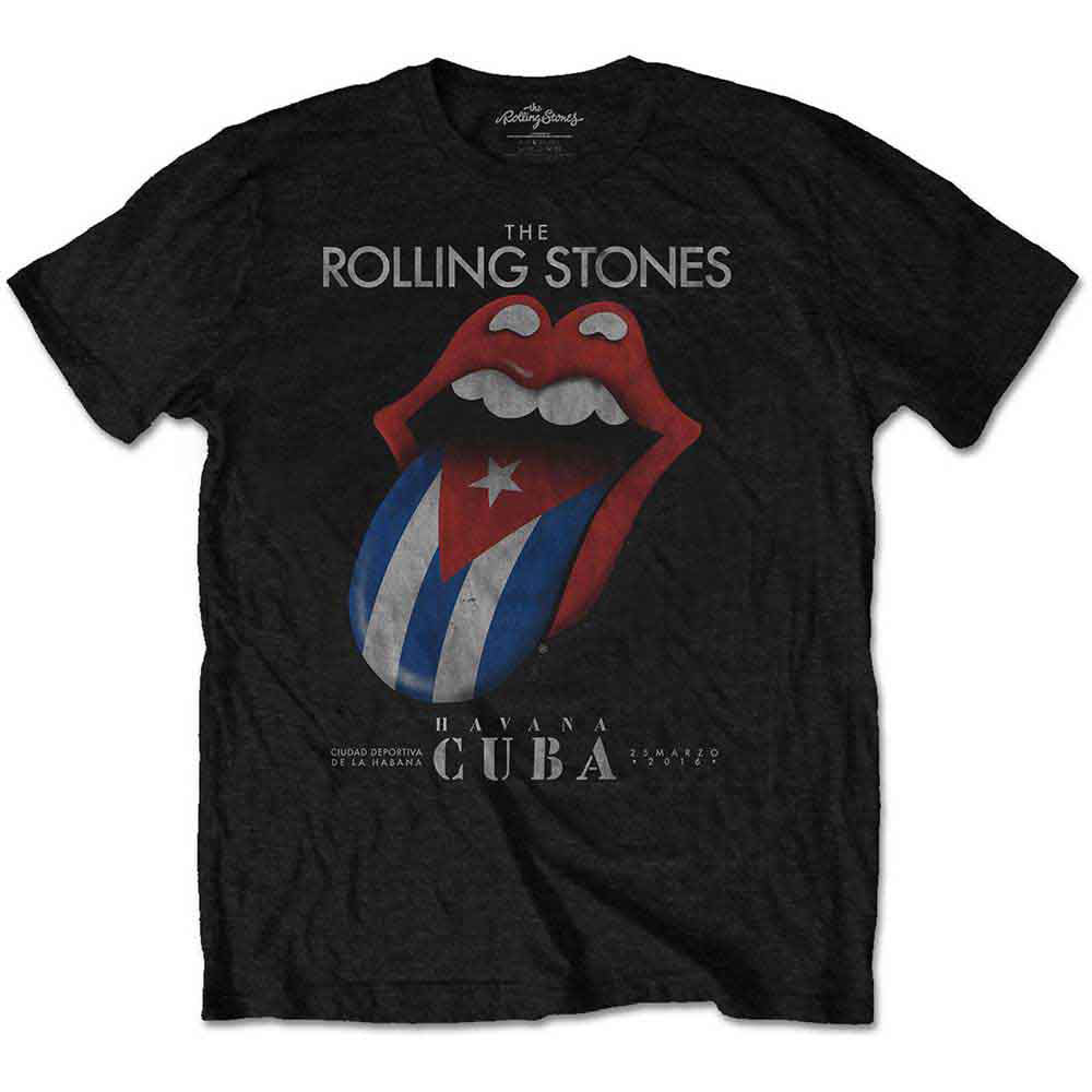 Rolling Stones Havana Cuba T-shirt Front