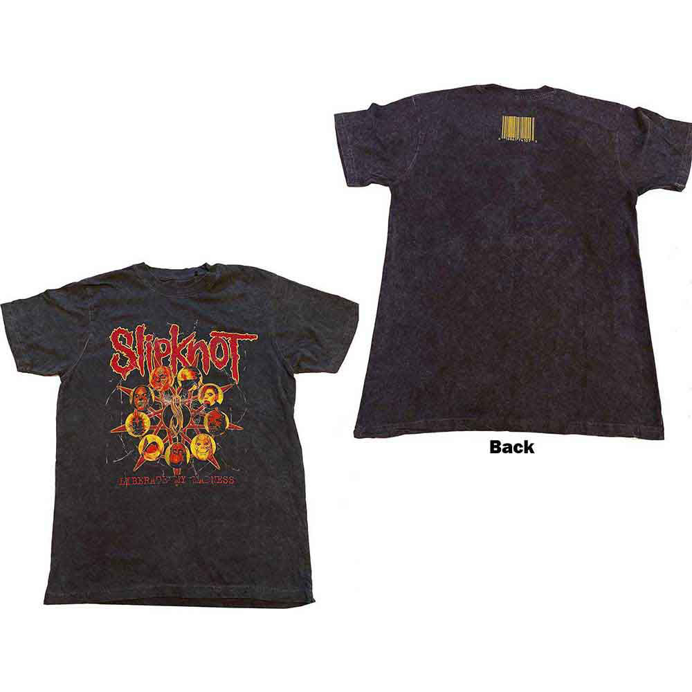 Slipknot Liberate Stone Wash T-shirt Front