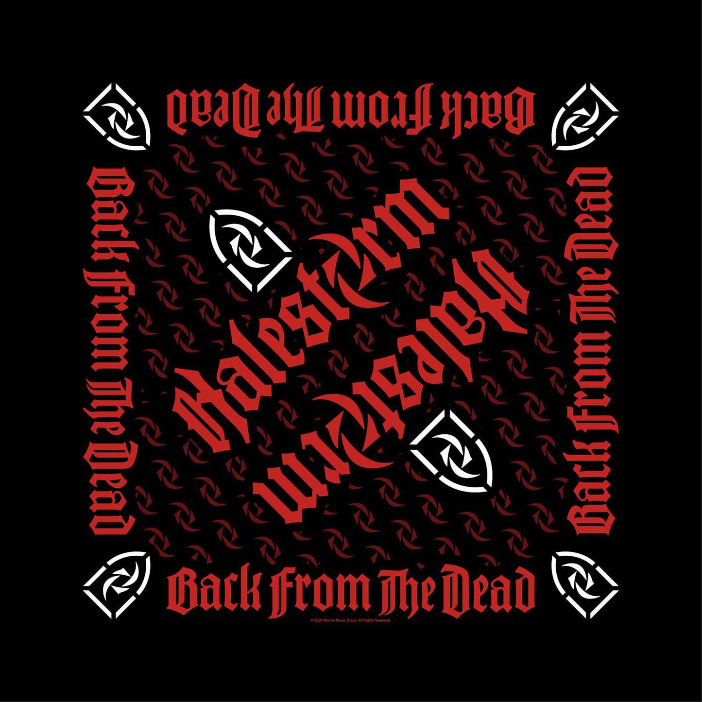 Halestorm Back From The Dead Bandana Front