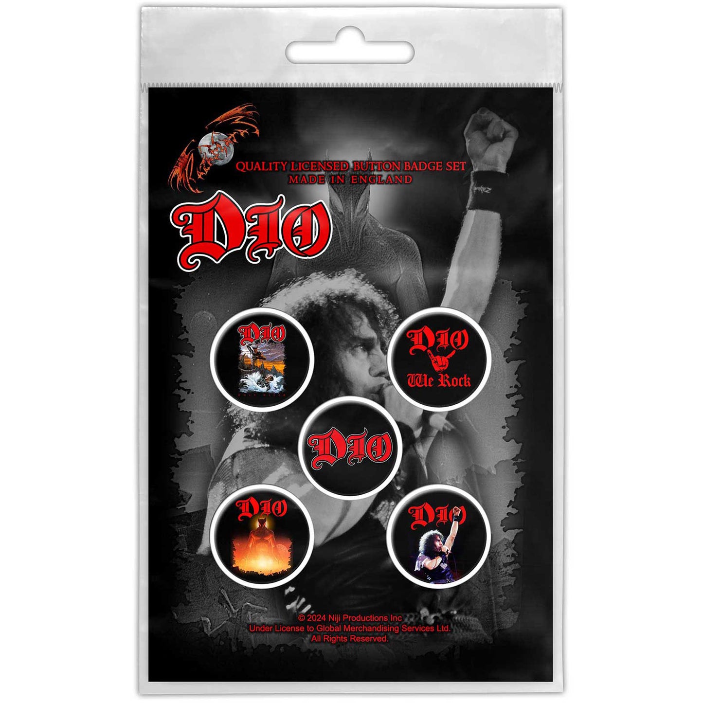 Dio We Rock Collector Items Front
