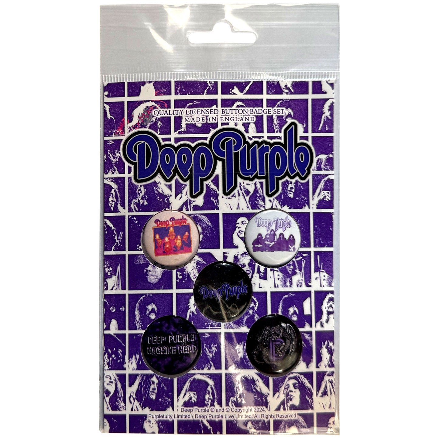 Deep Purple Logo Collector Items Front