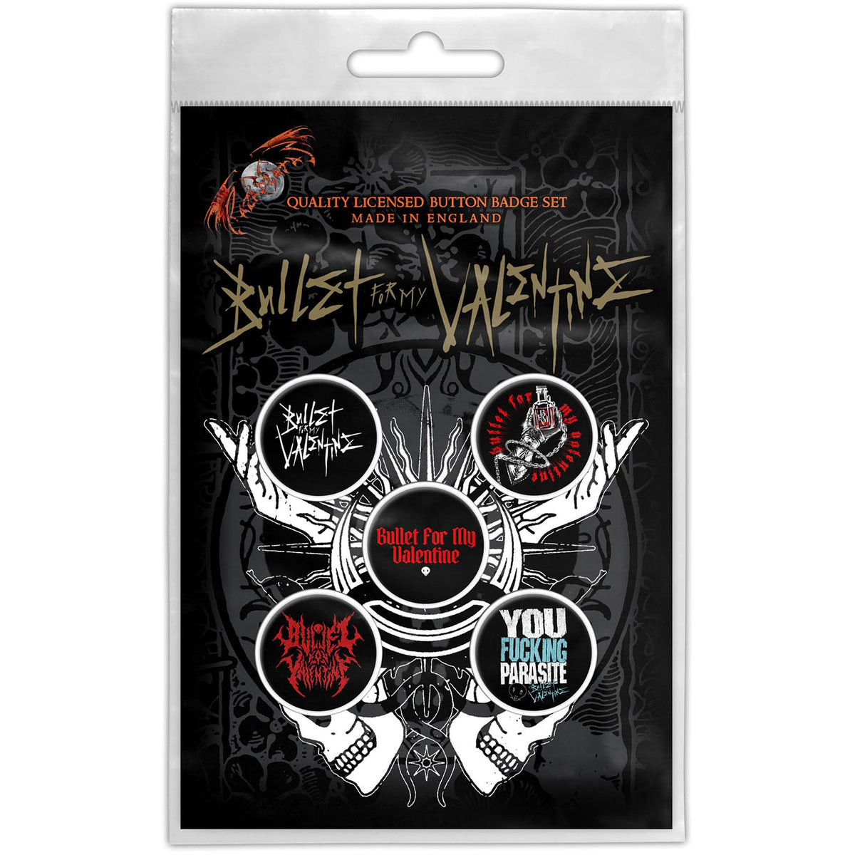 Bullet For My Valentine Logo Collector Items Front