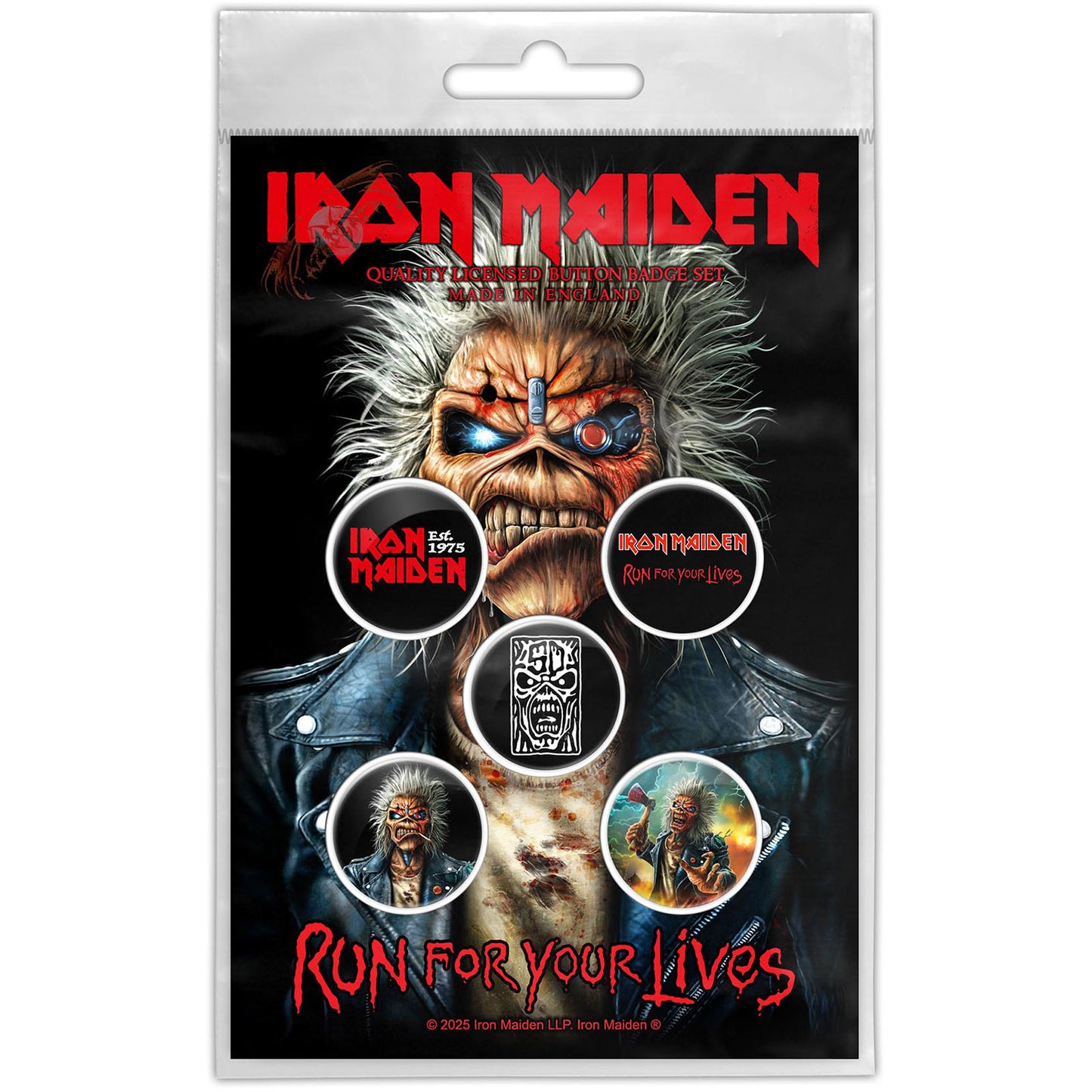 Iron Maiden Run For Your Lives Collector Items Front