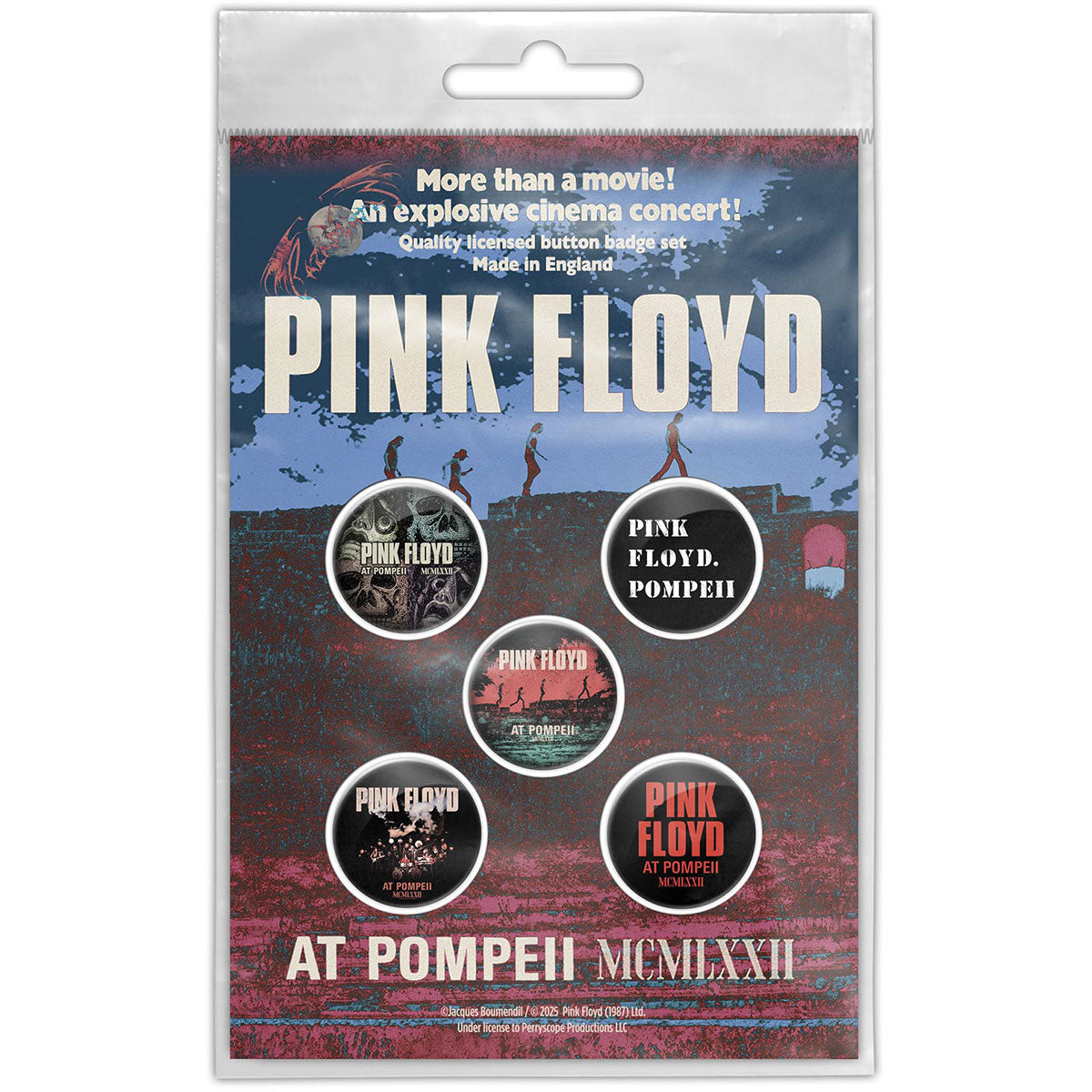 Pink Floyd Live In Pompeii Collector Items Front