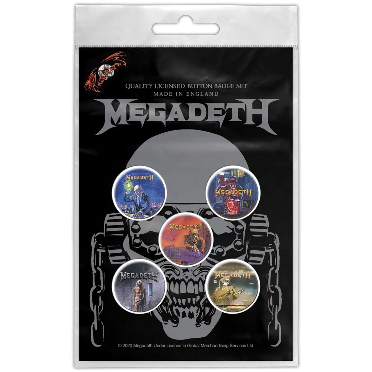 Megadeth Vic Rattlehead Collector Items Front