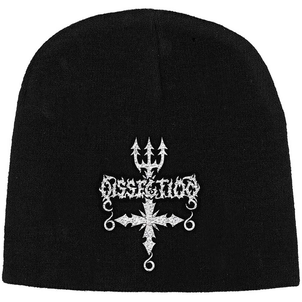 Dissection Logo / Cross Beanie Front