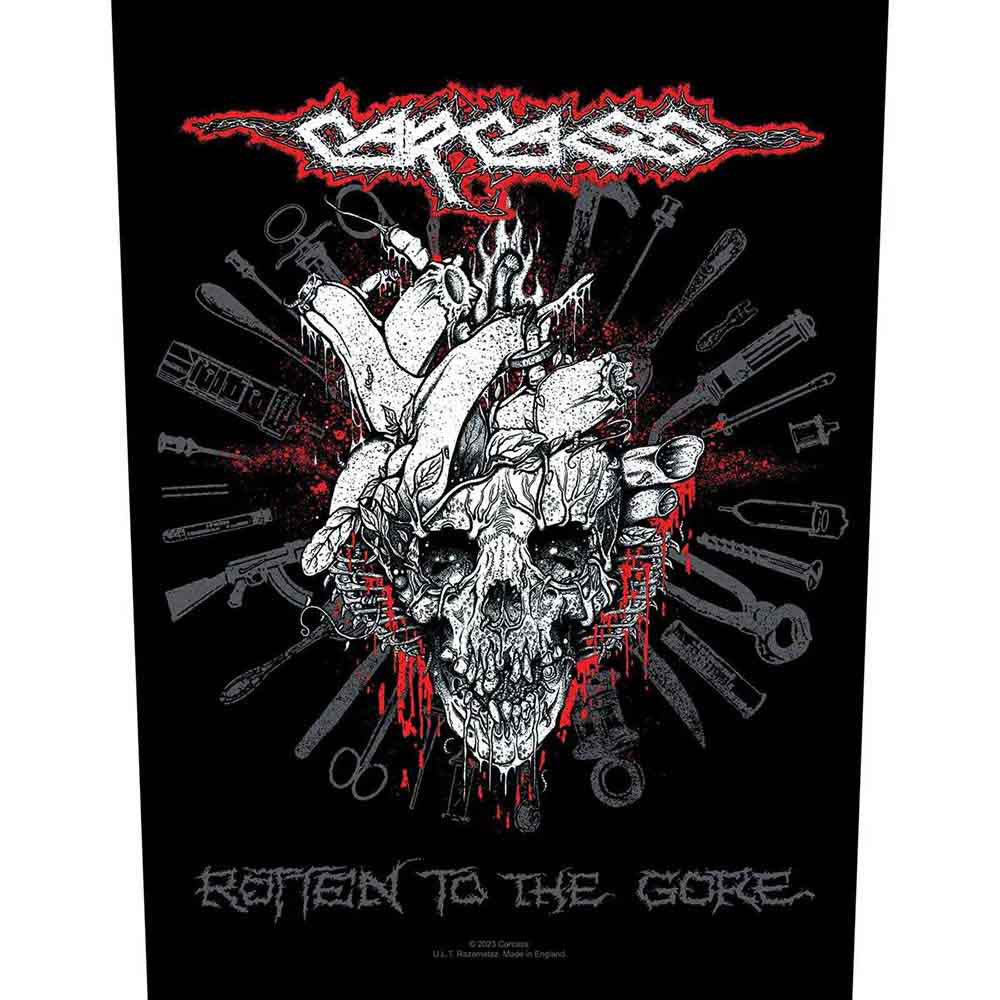 Carcass Rotten To The Gore Back Patch Front