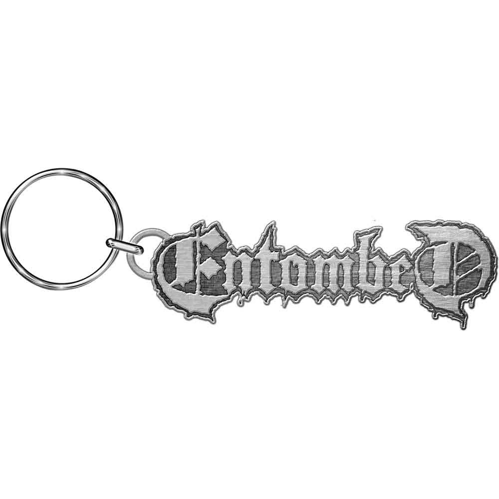 Entombed Logo Metal Key Chain Front