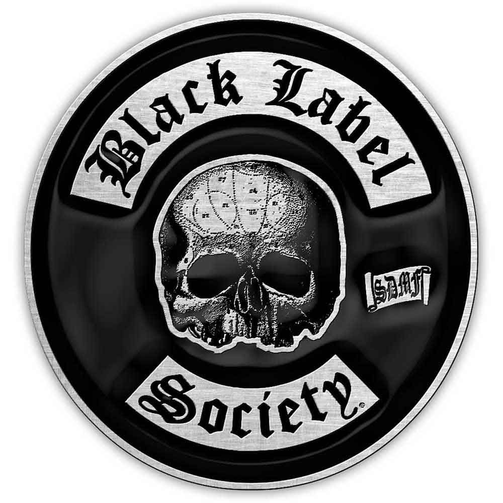 Black Label Society Society Sdmf Pewter Pin Badge Front