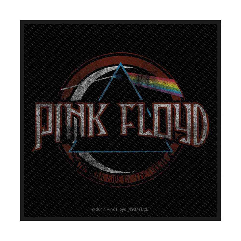 Pink Floyd Distressed Dark Side Of The Moon Woven Patch Front