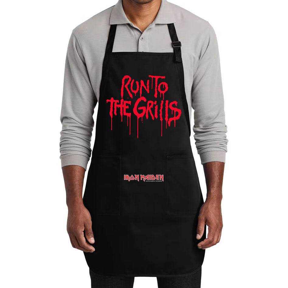Iron Maiden Run To The Grills (Rockabilia Exclusive) Apron Back