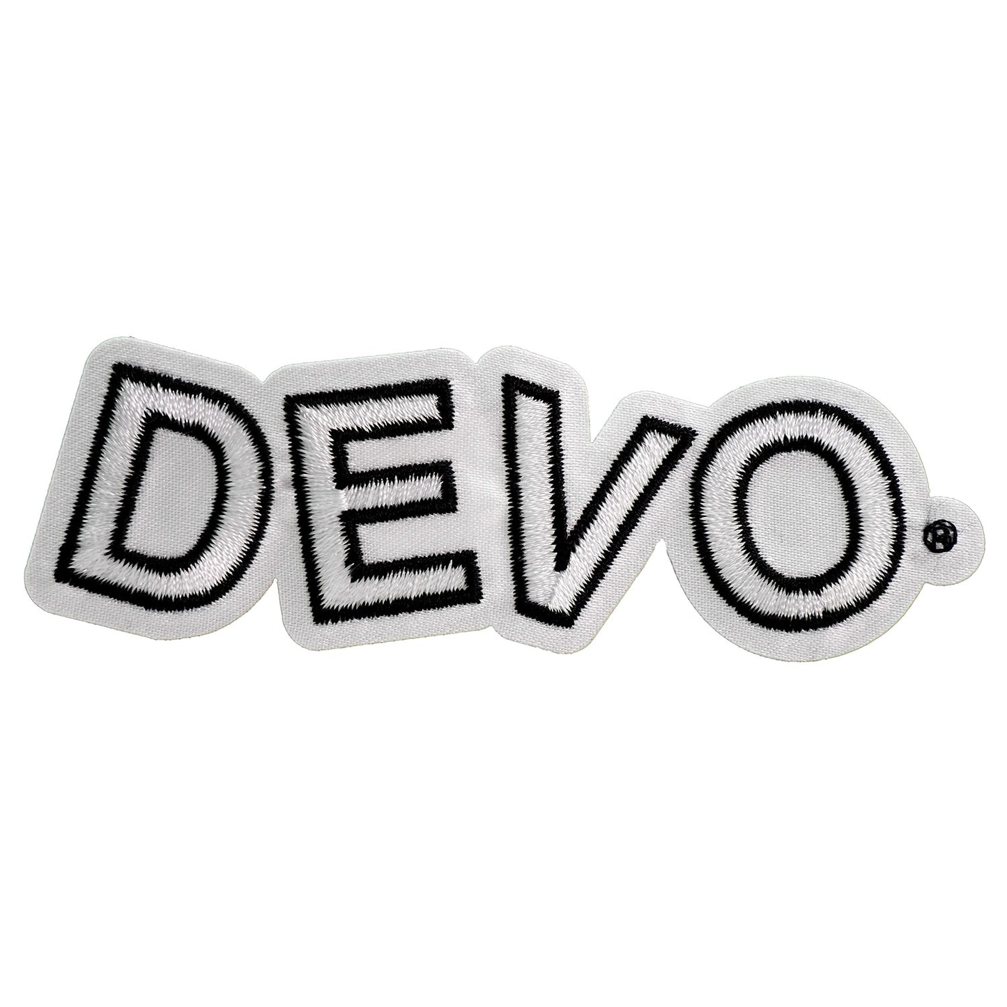 Devo Logo Embroidered Patch Front