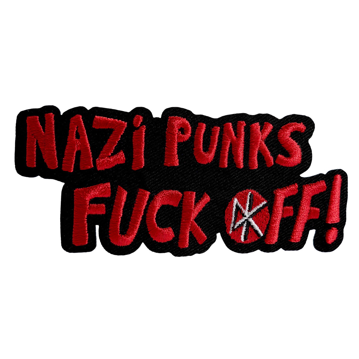 Dead Kennedys F*ck Off! Embroidered Patch Front
