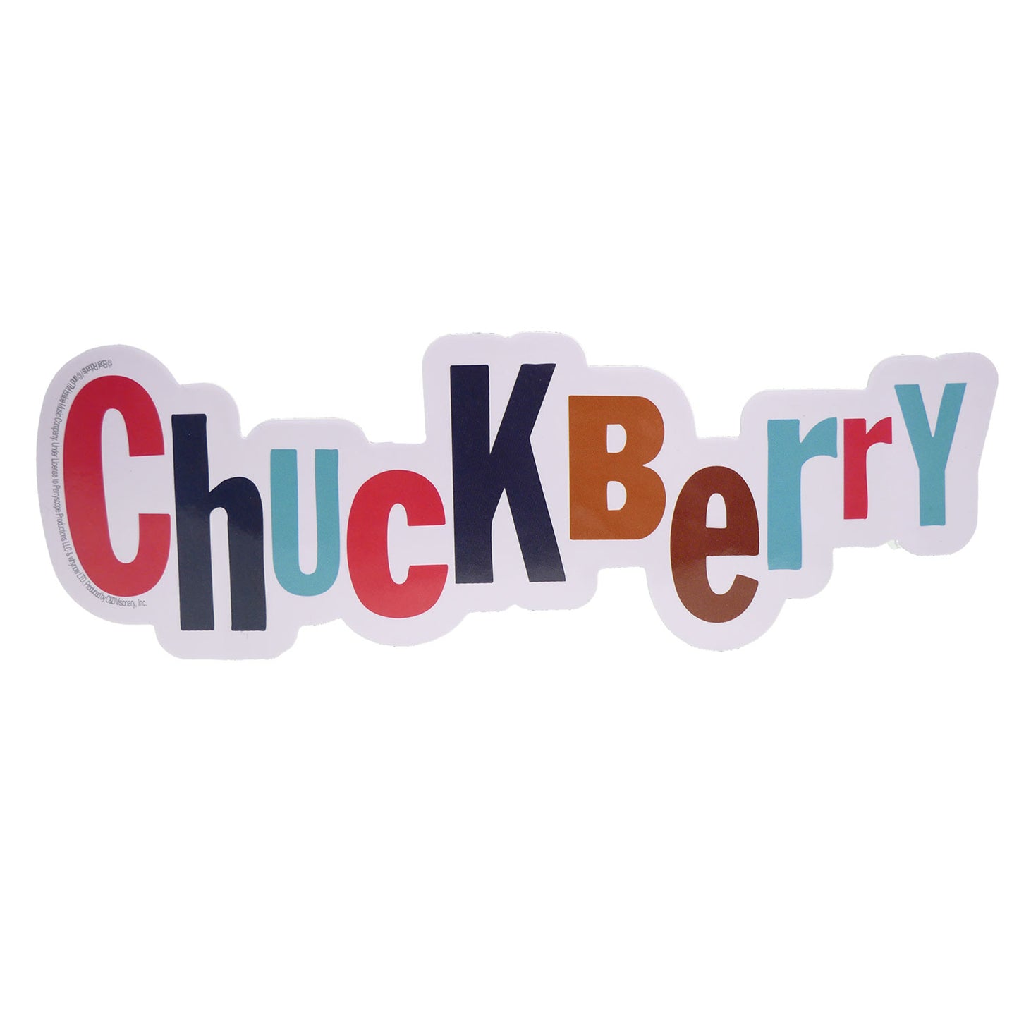 Chuck Berry Logo Sticker Front