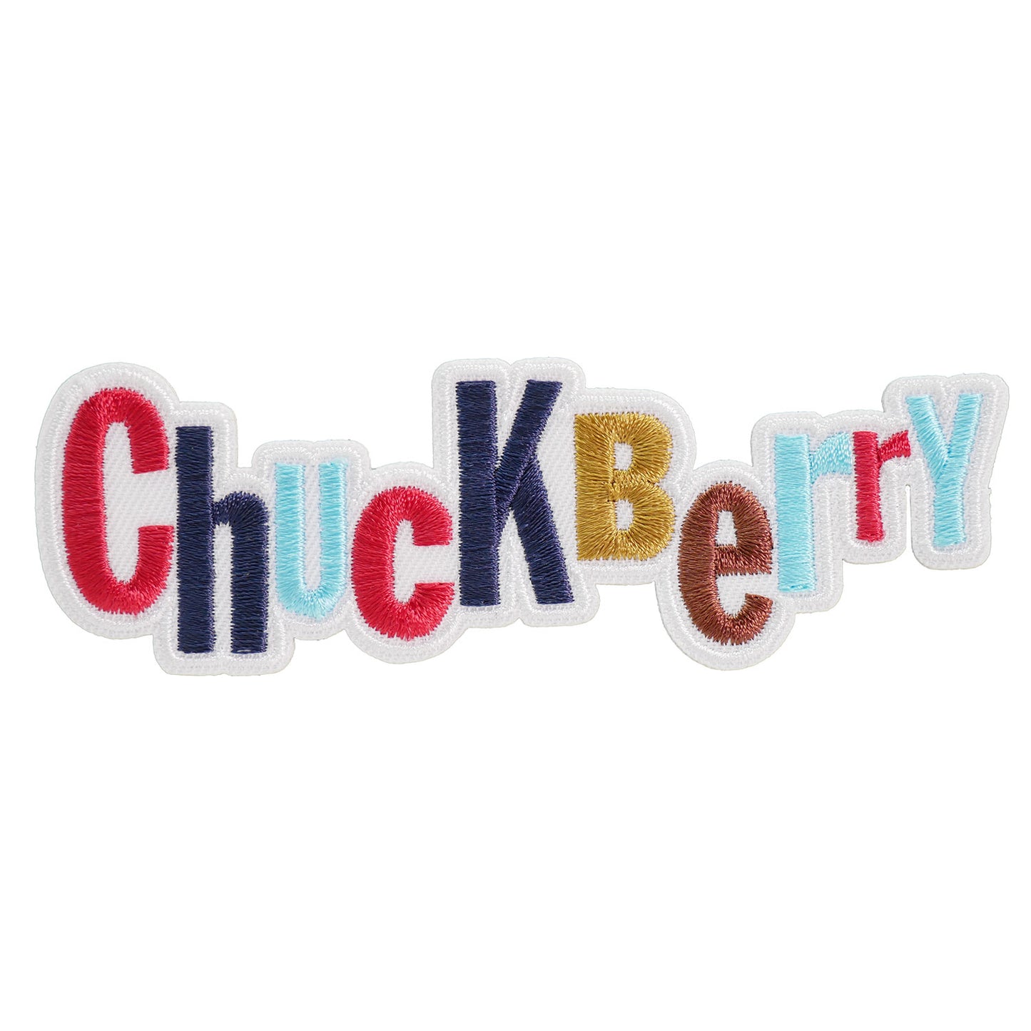 Chuck Berry Logo Embroidered Patch Front