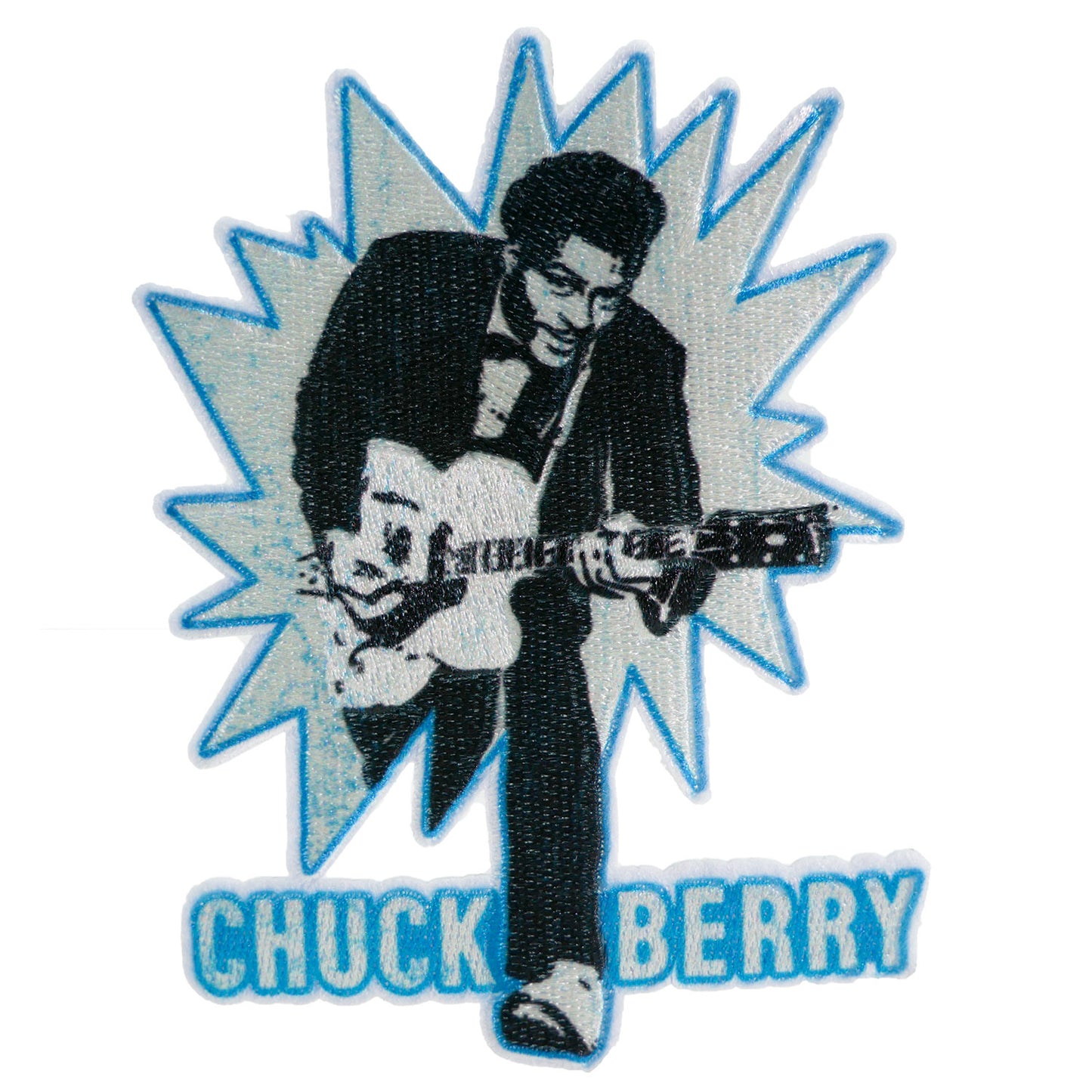 Chuck Berry Star Embroidered Patch Front