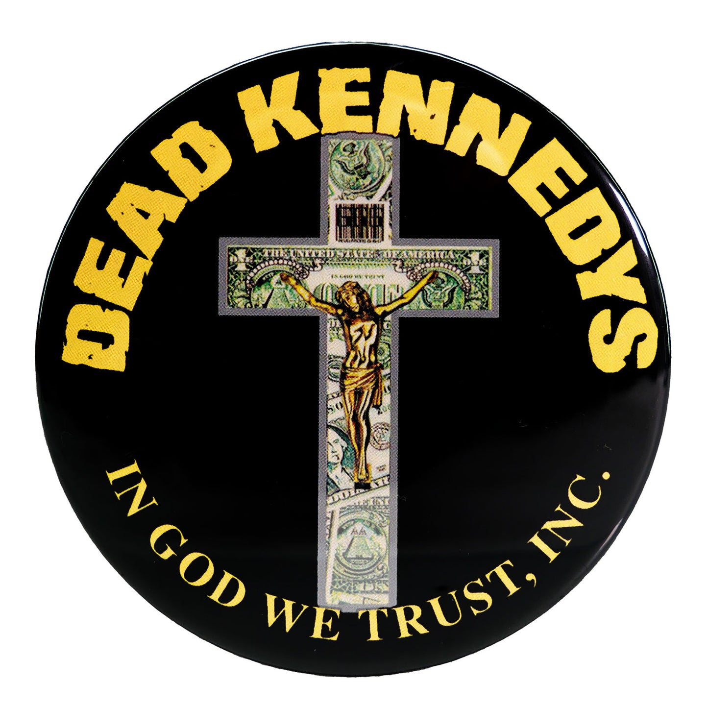 Dead Kennedys Money Cross Magnet Front