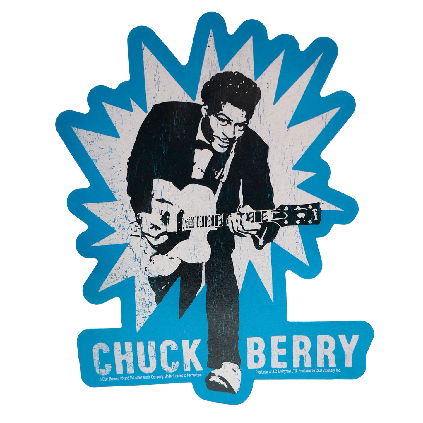 Chuck Berry Star Sticker Front