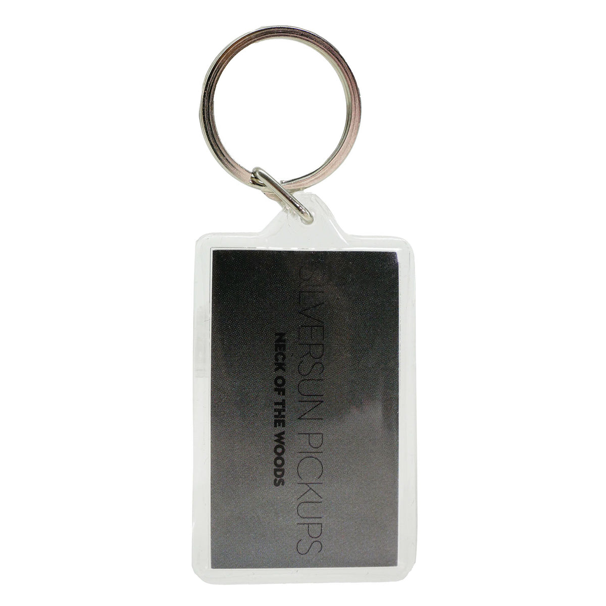 Silversun Pickups Picket Fence Plastic Key Chain Back