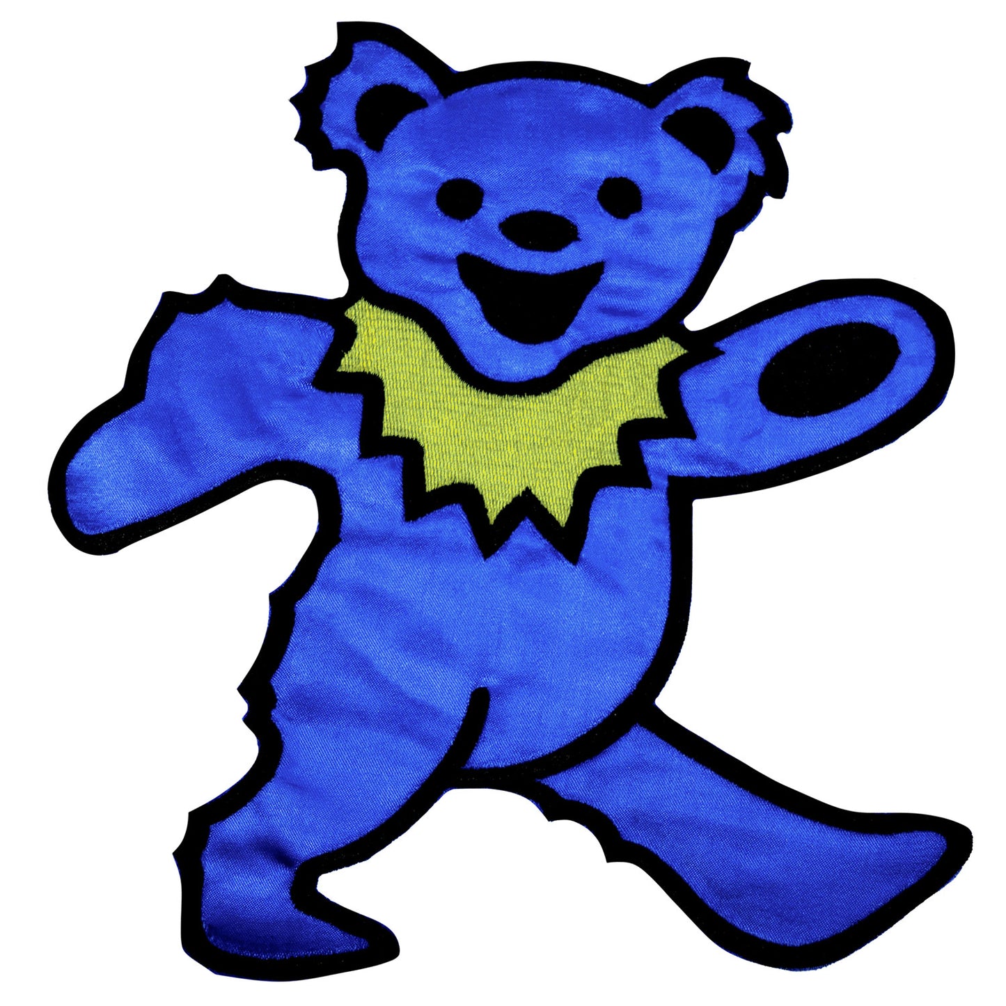 Grateful Dead Dark Blue Dancing Bear Back Patch Front