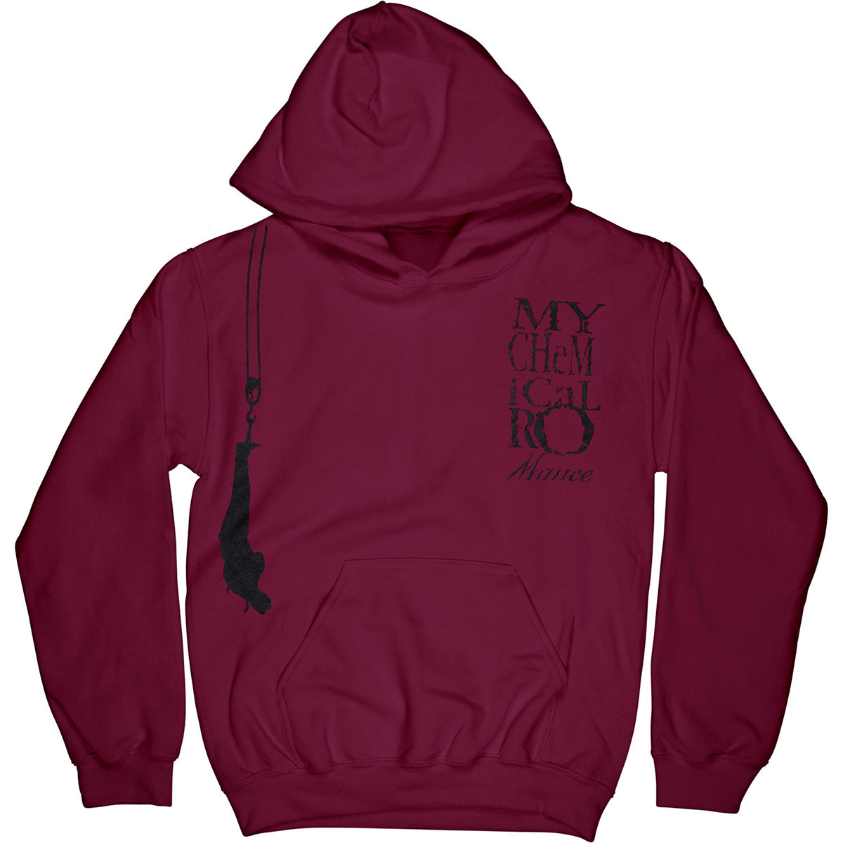 My Chemical Romance Hanging Body Hooded Sweatshirt Front